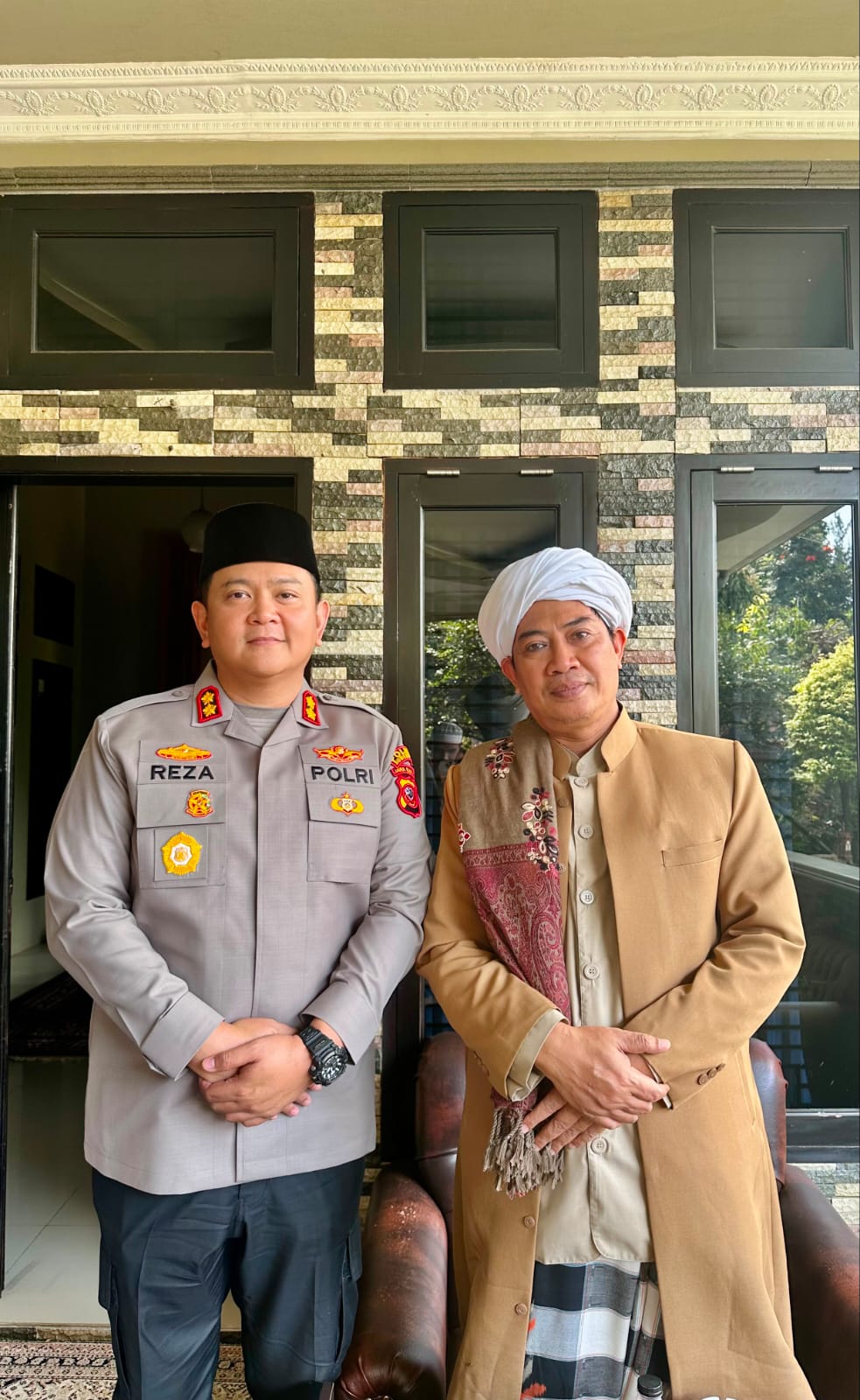 KAPOLRES SUMEDANG KUNJUNGANI PESANTREN ASY-SYIFAA