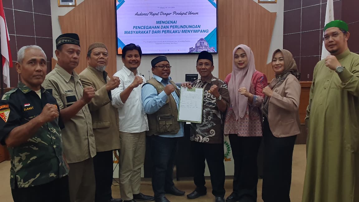 DPRD SUMEDANG TERIMA AUDENSI FORUM ORMAS DAN MASYARAKAT PEDULI SUMEDANG